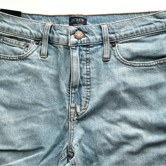 🍂NWT J. Crew Women’s Mid Rise Flare Crop Jeans. Size: 28P - Picture 4 of 13